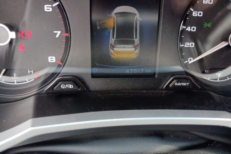 Used Geely Auto Emgrand GS 2019 1.4T CVT Edition Odometer Close Up