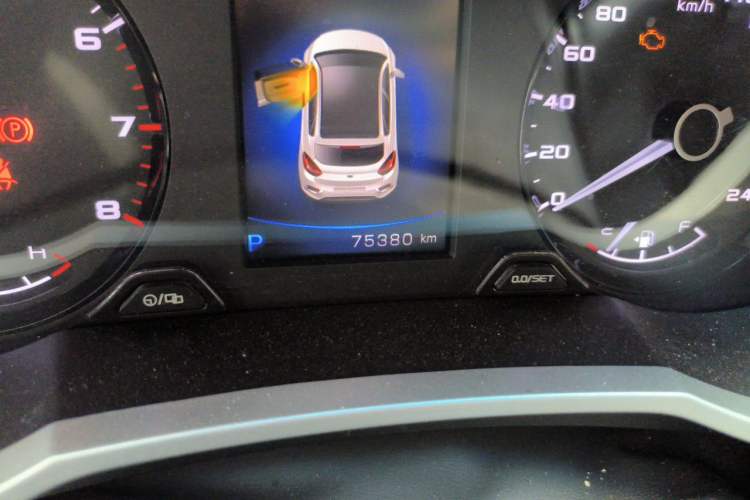 Used Geely Auto Emgrand GS 2019 1.4T CVT Active Odometer Close Up