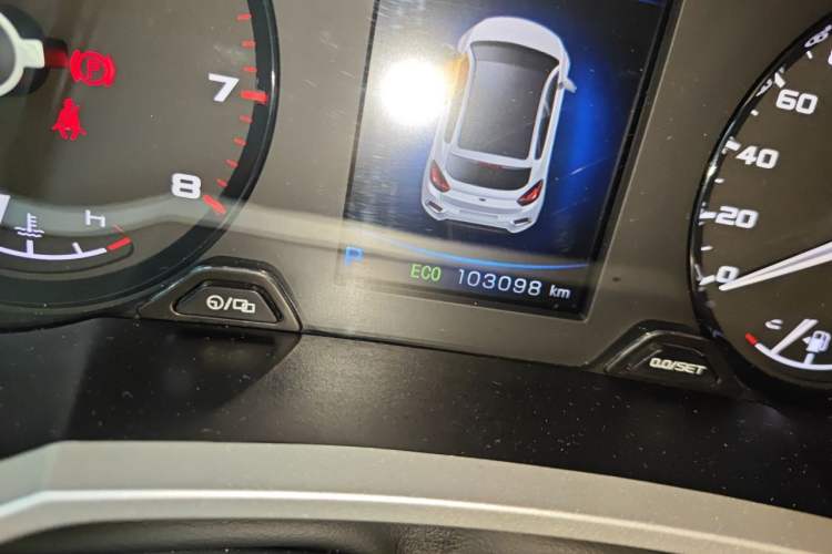 Used Geely Auto Emgrand GS 2019 1.4T CVT Edition Odometer Close Up