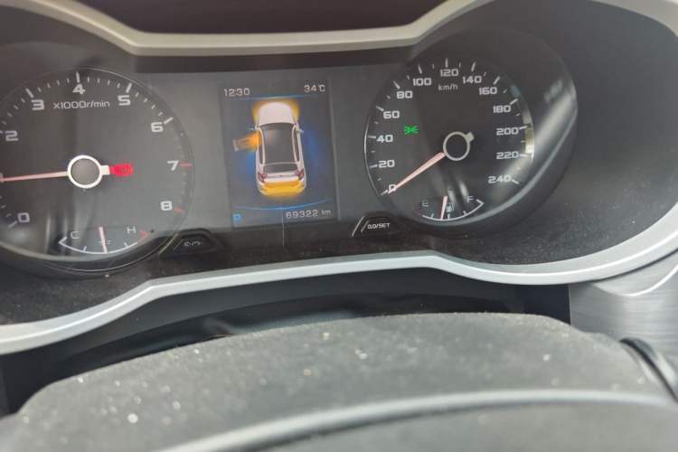 Used Geely Auto Emgrand GS 2019 1.5TD DCT Active 260T Odometer Close Up