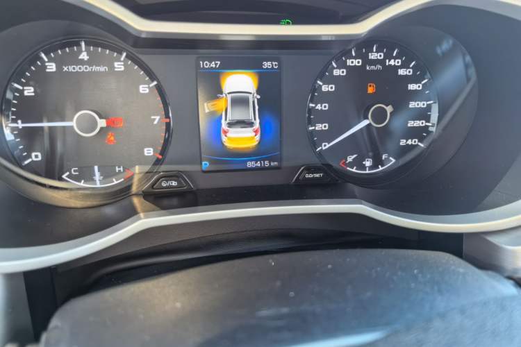 Used Geely Auto Emgrand GS 2019 1.5TD DCT Active 260T Odometer Close Up