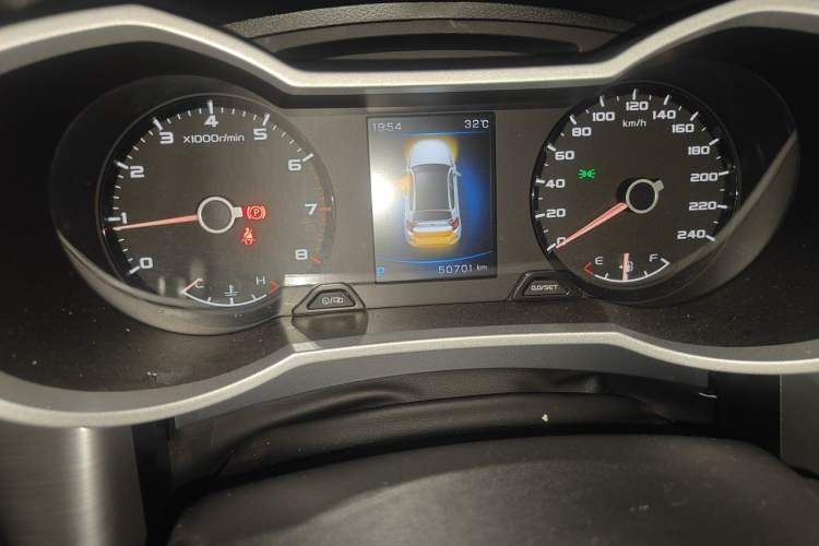 Used Geely Auto Emgrand GS 2019 1.4T CVT Edition Odometer Close Up