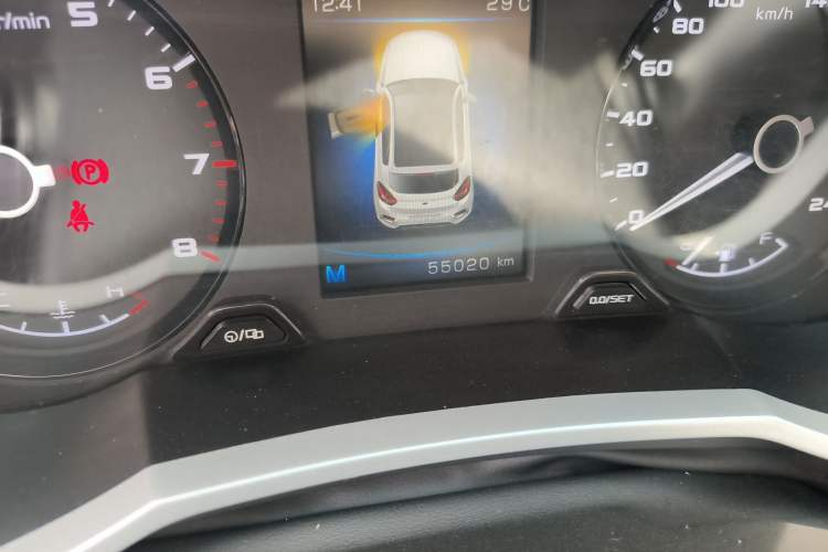 Used Geely Auto Emgrand GS 2019 1.4T Manual Ya Odometer Close Up