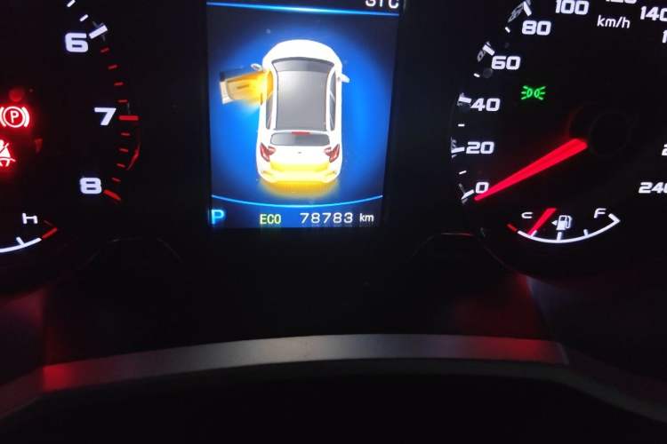 Used Geely Auto Emgrand GS 2019 1.5TD DCT Active 260T Odometer Close Up