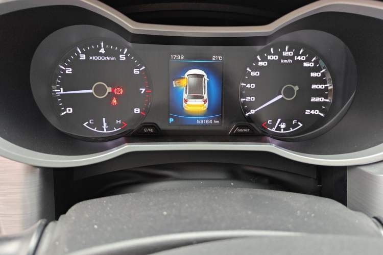 Used Geely Auto Emgrand GS 2019 1.4T CVT Edition Odometer Close Up
