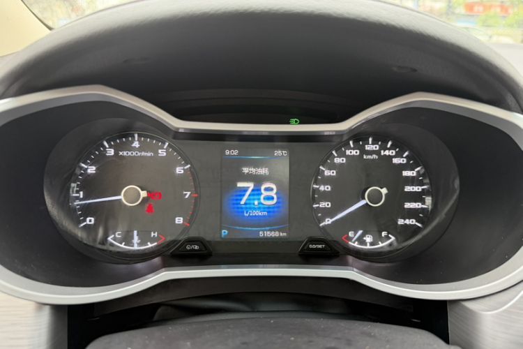 Used Geely Auto Emgrand GS 2019 1.4T CVT Active Odometer Close Up
