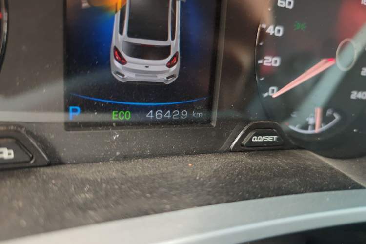 Used Geely Auto Emgrand GS 2019 1.4T CVT Edition Odometer Close Up
