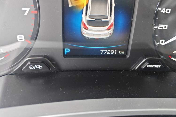 Used Geely Auto Emgrand GS 2019 1.4T CVT Active Odometer Close Up