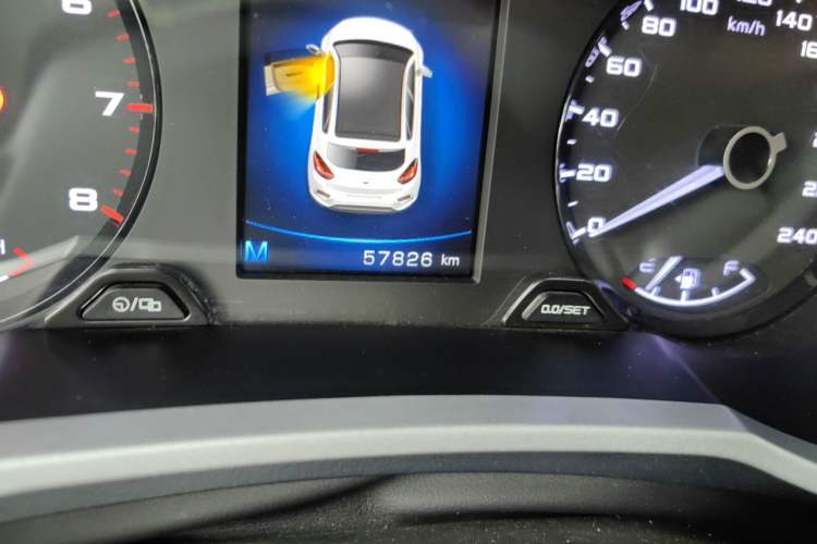 Used Geely Auto Emgrand GS 2019 1.4T Manual Ya Odometer Close Up