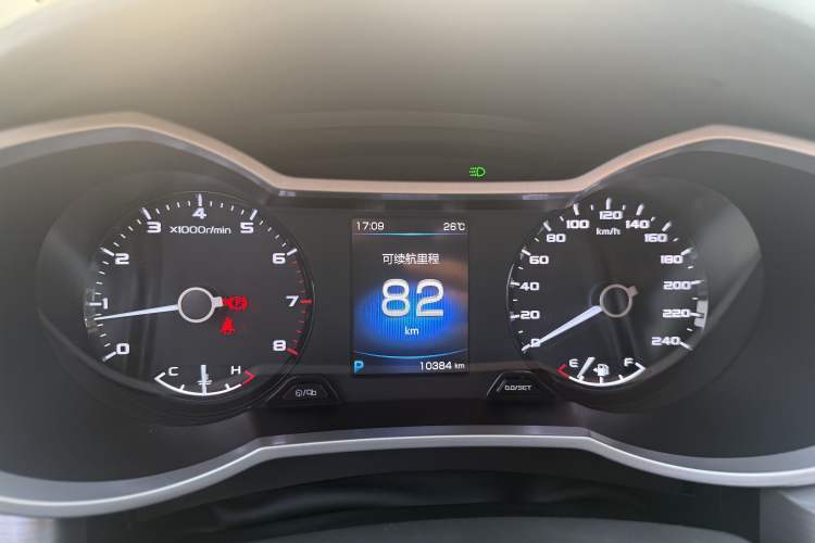 Used Geely Auto Emgrand GS 2019 1.4T CVT Edition Odometer Close Up