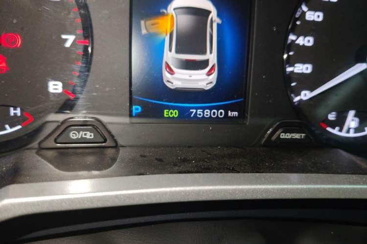 Used Geely Auto Emgrand GS 2019 1.4T CVT Active Odometer Close Up