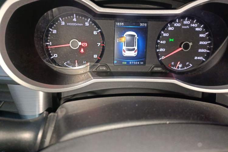 Used Geely Auto Emgrand GS 2019 1.4T CVT Edition Odometer Close Up
