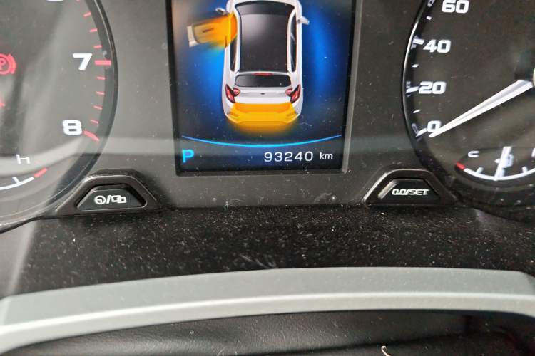 Used Geely Auto Emgrand GS 2019 1.4T CVT Edition Odometer Close Up