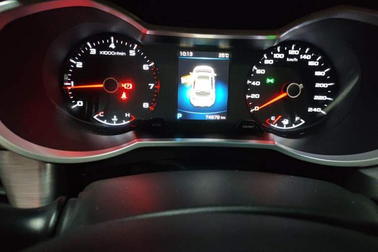 Used Geely Auto Emgrand GS 2019 1.4T CVT Edition Odometer Close Up