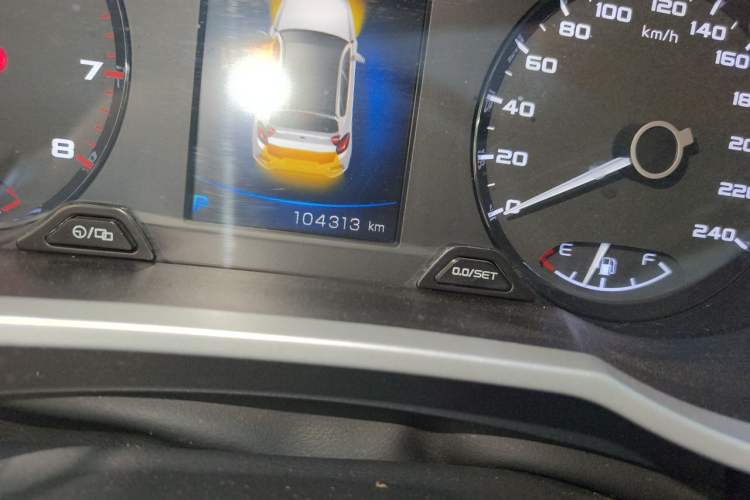 Used Geely Auto Emgrand GS 2019 1.4T CVT Edition Odometer Close Up