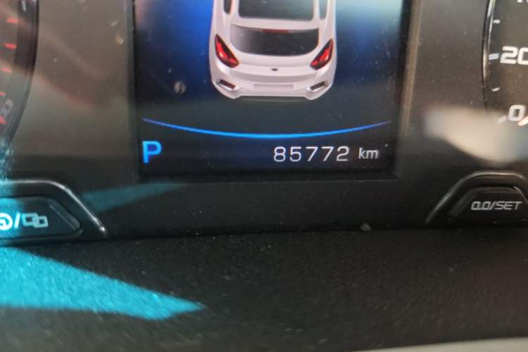Used Geely Auto Emgrand GS 2019 1.4T CVT Edition Odometer Close Up