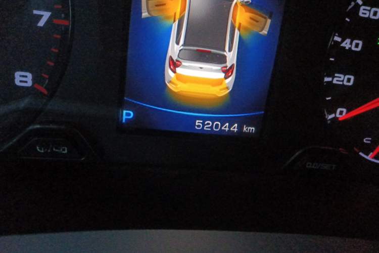 Used Geely Auto Emgrand GS 2019 1.4T CVT Edition Odometer Close Up
