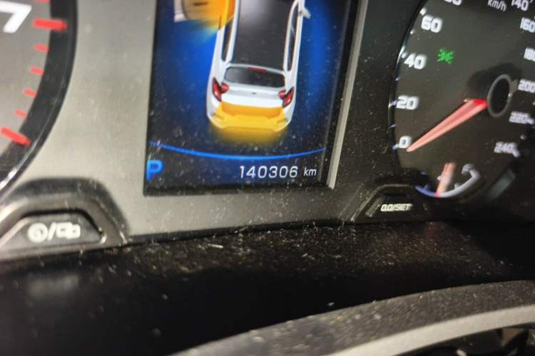 Used Geely Auto Emgrand GS 2019 1.4T CVT Active Odometer Close Up