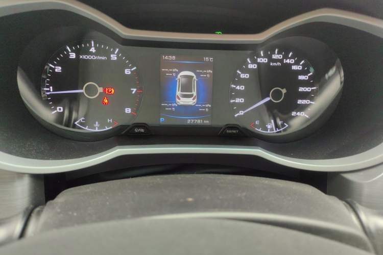 Used Geely Auto Emgrand GS 2019 1.4T CVT Edition Odometer Close Up