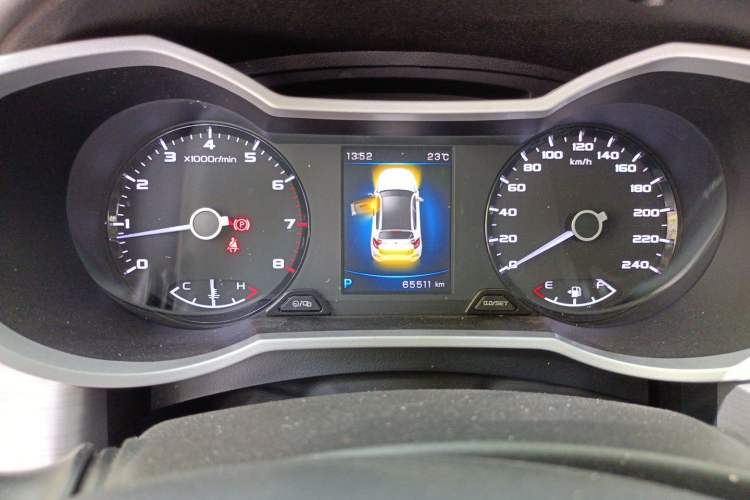 Used Geely Auto Emgrand GS 2019 1.4T CVT Active Odometer Close Up