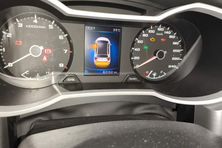 Used Geely Auto Emgrand GS 2019 1.4T CVT Edition Odometer Close Up