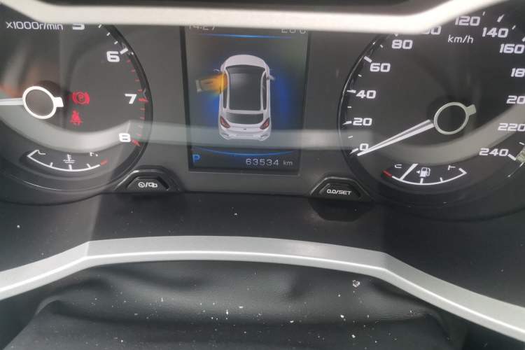 Used Geely Auto Emgrand GS 2019 1.4T CVT Active Odometer Close Up