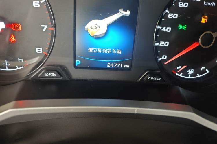 Used Geely Auto Emgrand GS 2019 1.4T CVT Edition Odometer Close Up