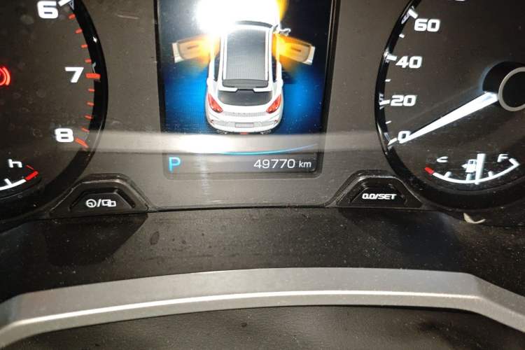 Used Geely Auto Emgrand GS 2019 1.4T CVT Edition Odometer Close Up