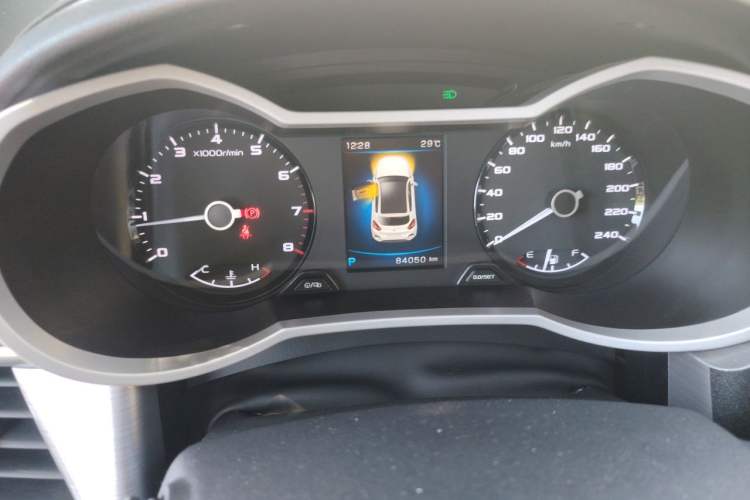 Used Geely Auto Emgrand GS 2019 1.4T CVT Edition Odometer Close Up