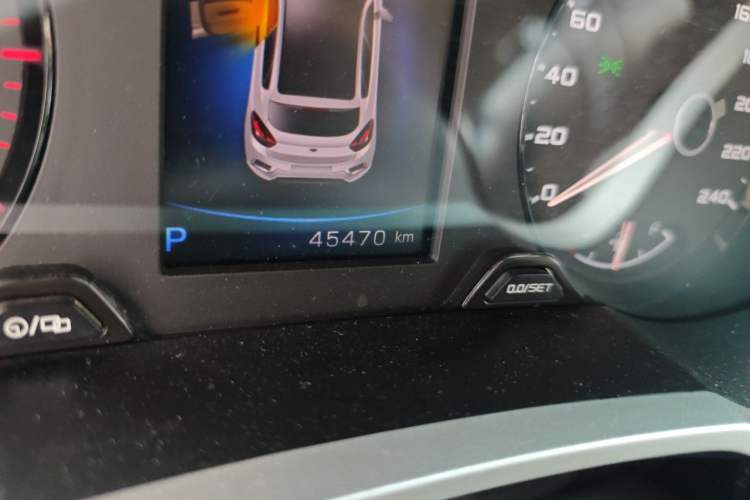 Used Geely Auto Emgrand GS 2019 1.4T CVT Edition Odometer Close Up