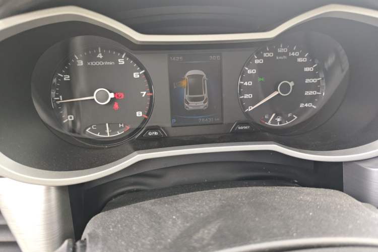 Used Geely Auto Emgrand GS 2019 1.4T CVT Edition Odometer Close Up
