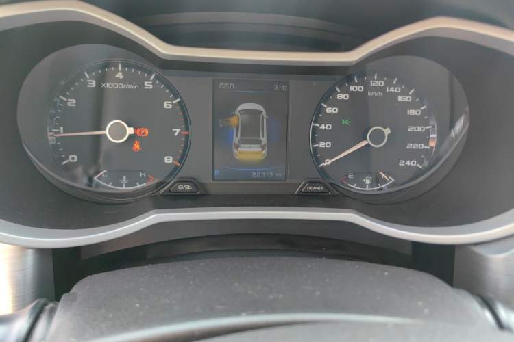 Used Geely Auto Emgrand GS 2019 1.4T CVT Edition Odometer Close Up