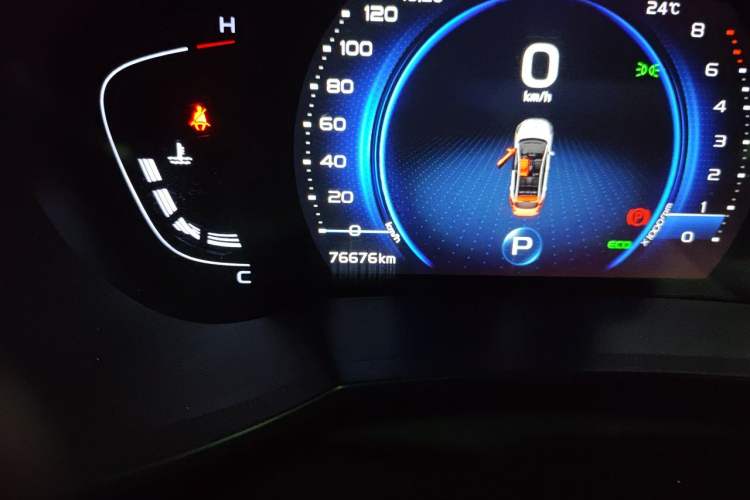 Used Geely Auto Emgrand GS 2020 1.4T CVT Ya Odometer Close Up