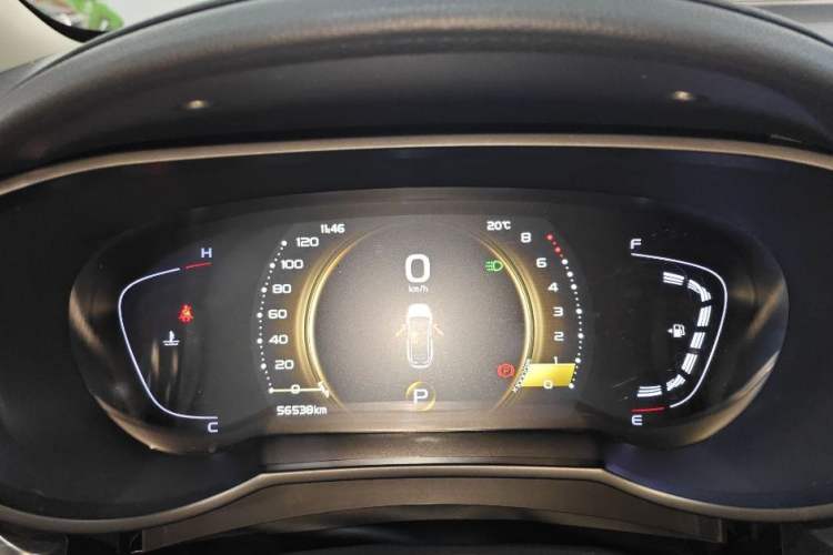 Used Geely Auto Emgrand GS 2020 1.4T CVT Ya Odometer Close Up