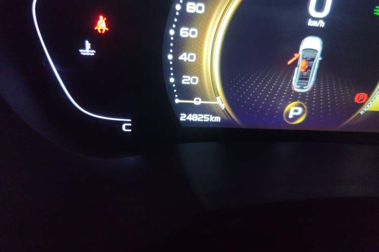Used Geely Auto Emgrand GS 2020 1.4T CVT Active Odometer Close Up