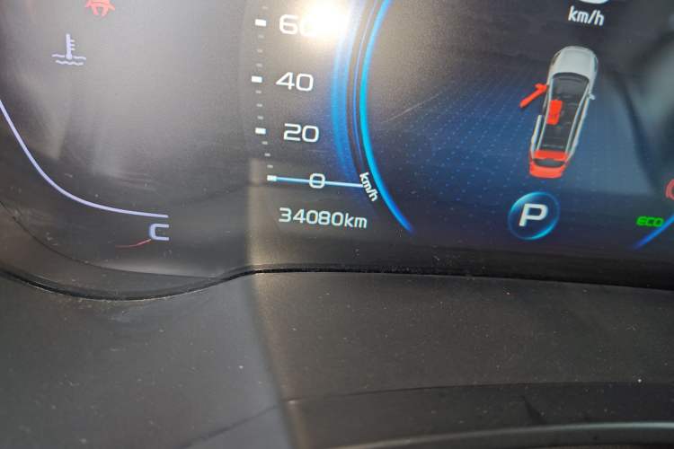 Used Geely Auto Emgrand GS 2020 1.4T CVT Ya Odometer Close Up