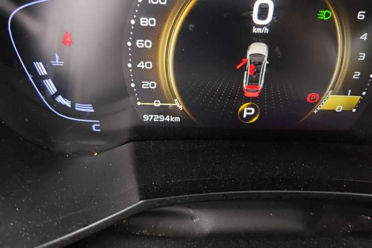 Used Geely Auto Emgrand GS 2020 1.4T CVT Ya Odometer Close Up