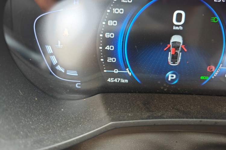 Used Geely Auto Emgrand GS 2020 1.4T CVT Ya Odometer Close Up