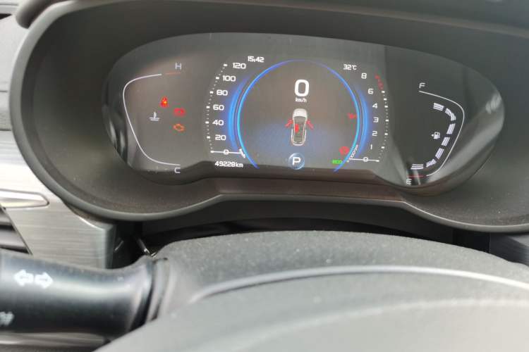 Used Geely Auto Emgrand GS 2020 1.4T CVT Active Odometer Close Up