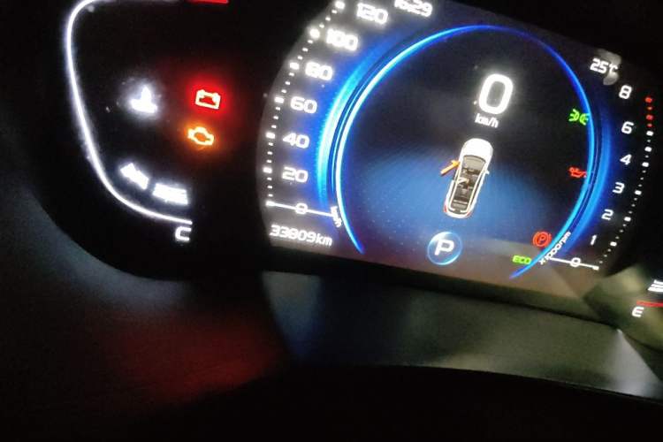Used Geely Auto Emgrand GS 2020 1.4T CVT Ya Odometer Close Up