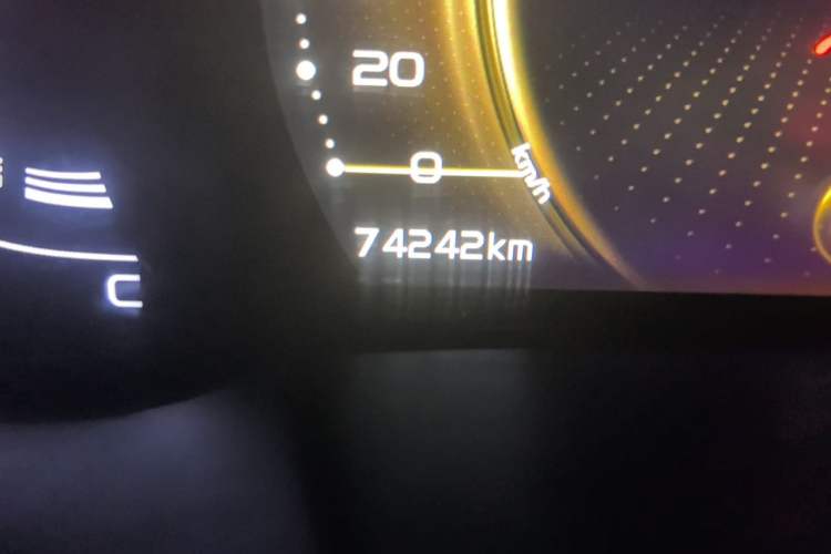 Used Geely Auto Emgrand GS 2020 1.4T CVT Active Odometer Close Up