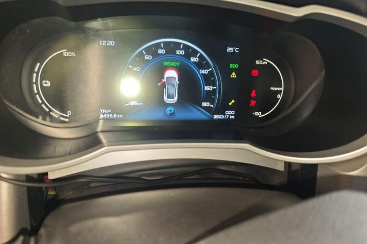 Used Geely Auto Emgrand GSe 2018 Zunshang Model Odometer Close Up