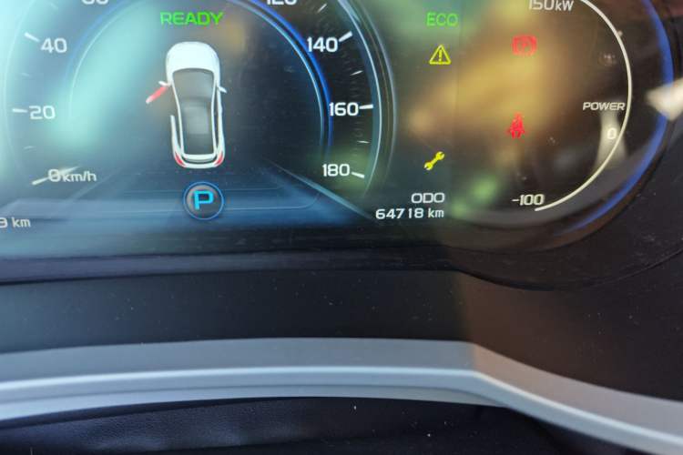 Used Geely Auto Emgrand GSe 2018 Zunshang Model Odometer Close Up