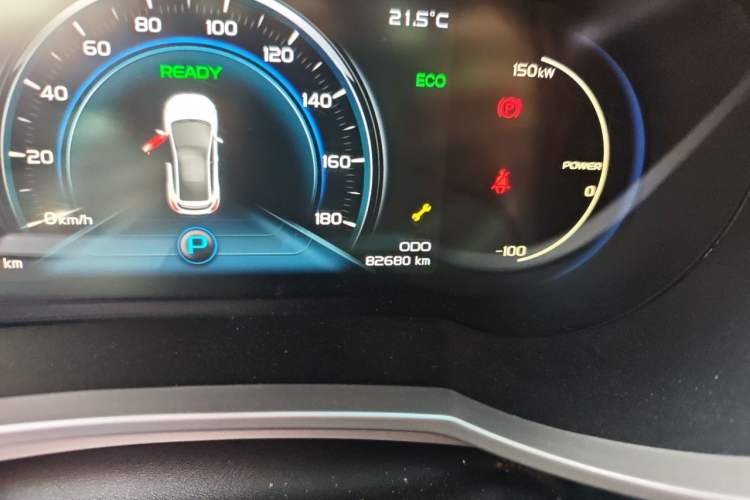Used Geely Auto Emgrand GSe 2018 ZhenShang Model Odometer Close Up