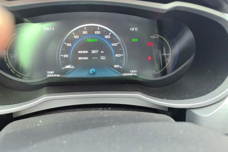 Used Geely Auto Emgrand GSe 2018 LingShang Model Odometer Close Up