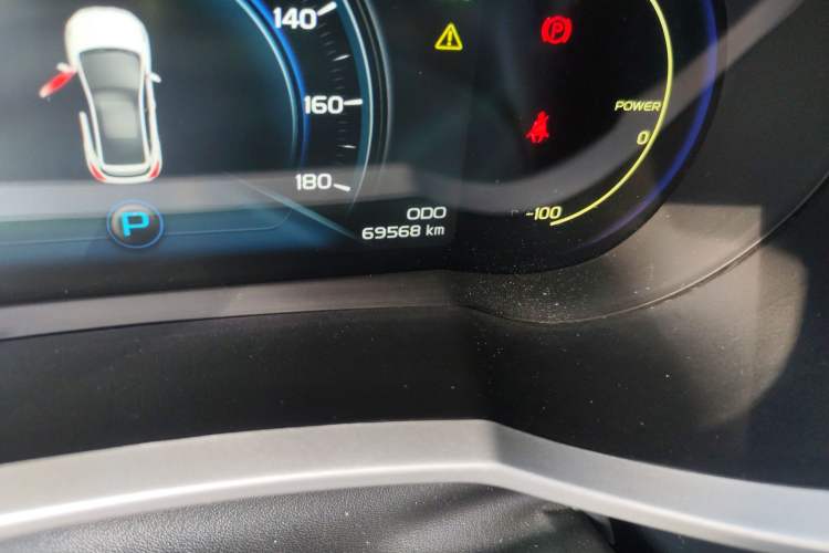 Used Geely Auto Emgrand GSe 2018 Zunshang Model Odometer Close Up