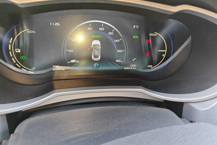 Used Geely Auto Emgrand GSe 2018 Zunshang Model Odometer Close Up
