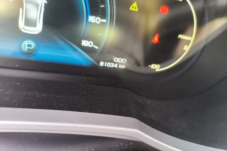 Used Geely Auto Emgrand GSe 2018 Zunshang Model Odometer Close Up