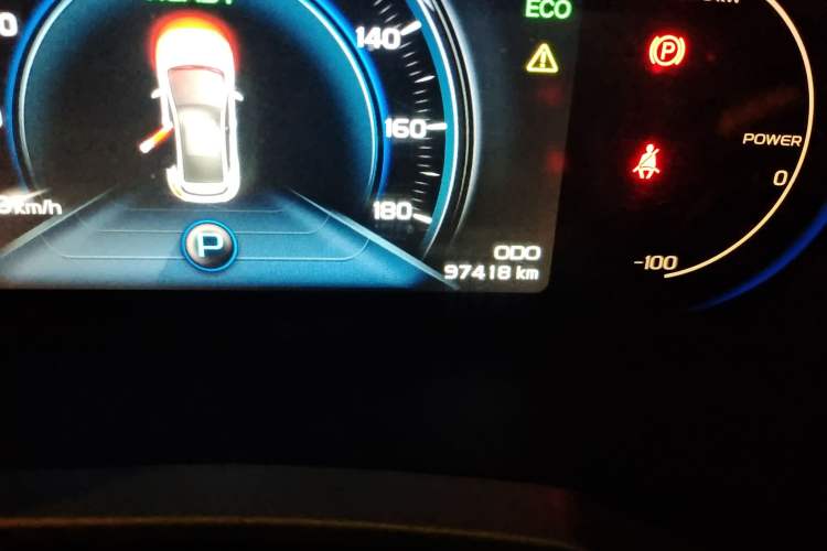Used Geely Auto Emgrand GSe 2018 Zunshang Model Odometer Close Up