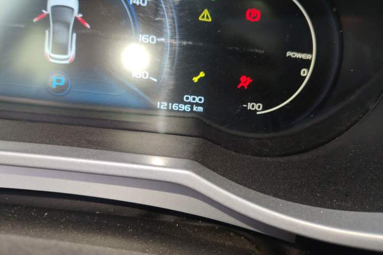 Used Geely Auto Emgrand GSe 2018 Zunshang Model Odometer Close Up